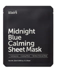 Klairs Midnight Blue Calming Sheet Mask - Auryn Skin - Italia