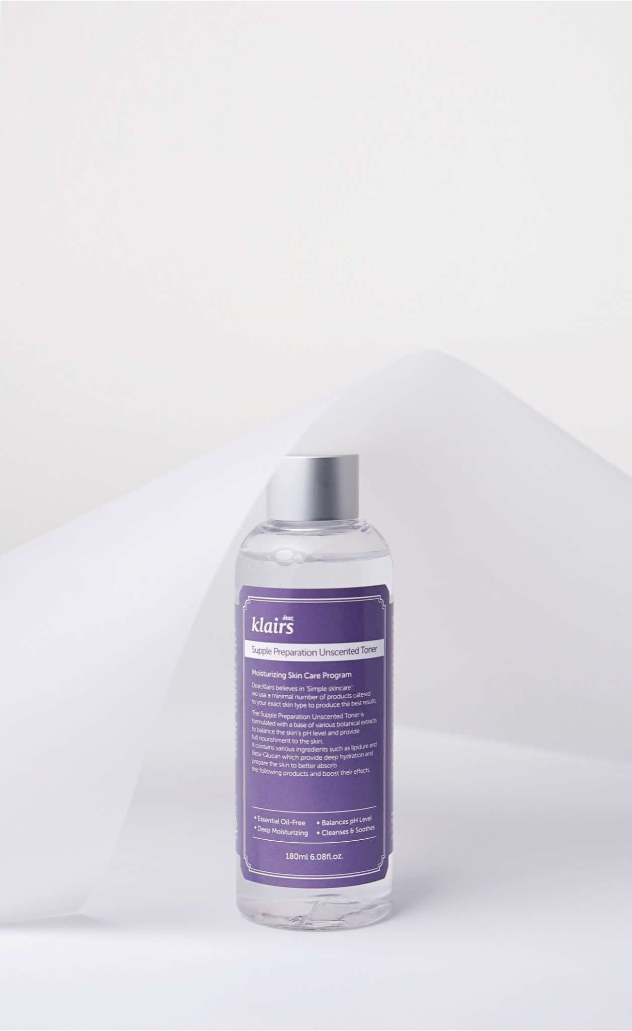 Klairs Supple Preparation Unscented Toner 180ml - Auryn Skin - Italia