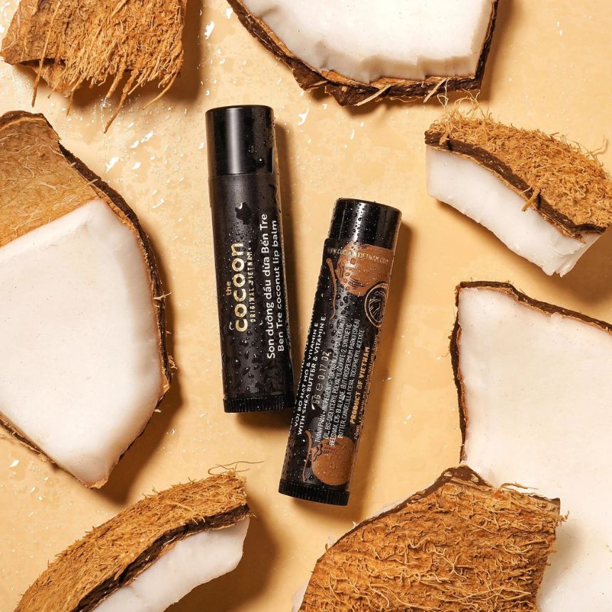 COCOON Ben Tre coconut lip balm 5g - Auryn Skin