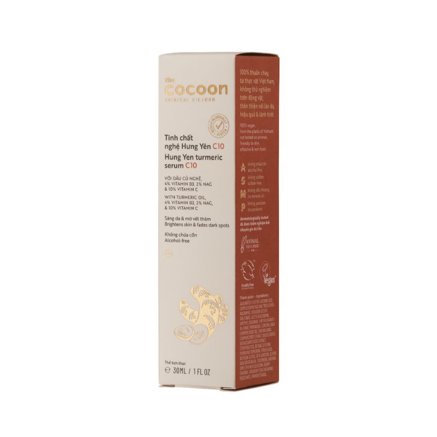 COCOON Hung Yen turmeric serum C10 30ml - Auryn Skin
