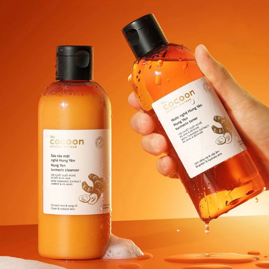 COCOON Hung Yen turmeric toner 140ml - Auryn Skin
