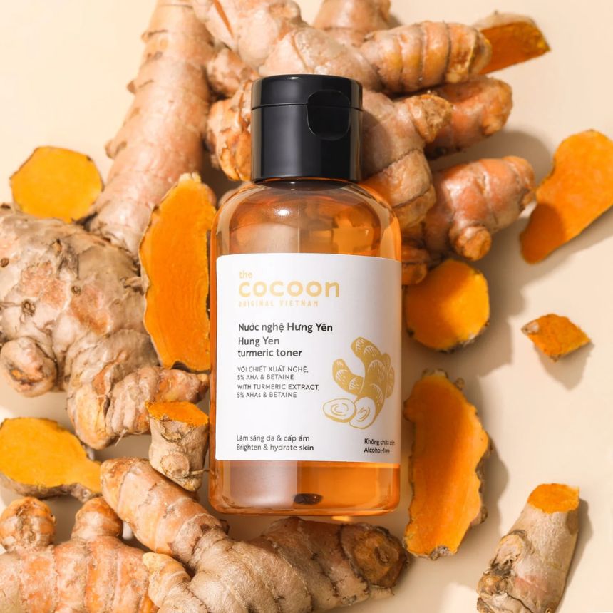COCOON Hung Yen turmeric toner 140ml - Auryn Skin