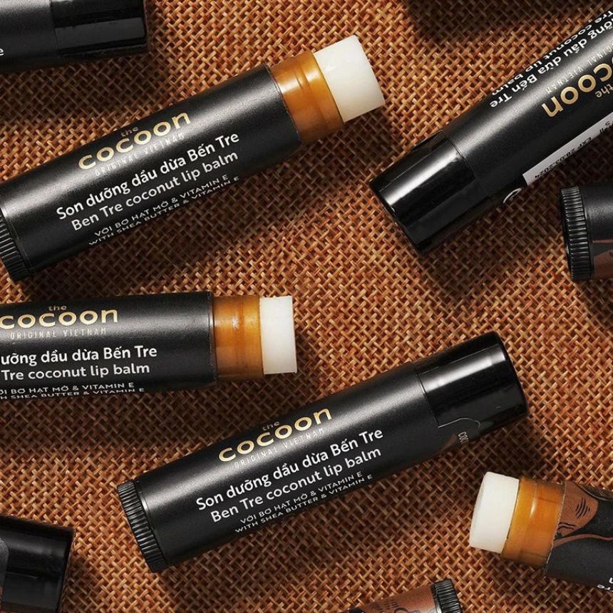 COCOON Ben Tre coconut lip balm 5g - Auryn Skin