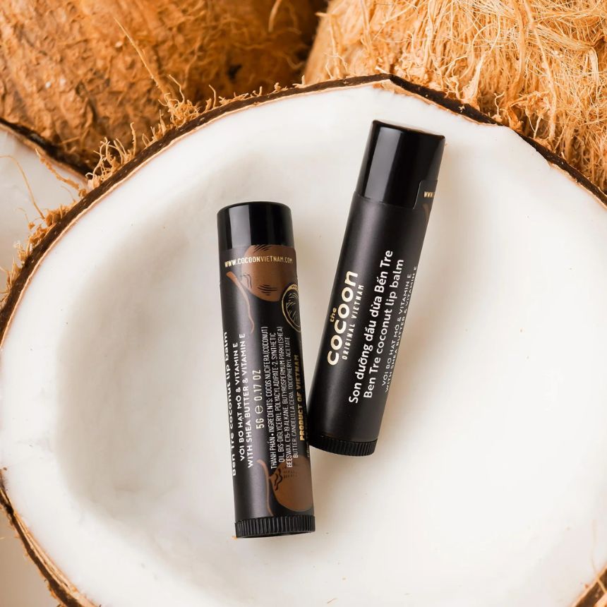 COCOON Ben Tre coconut lip balm 5g - Auryn Skin