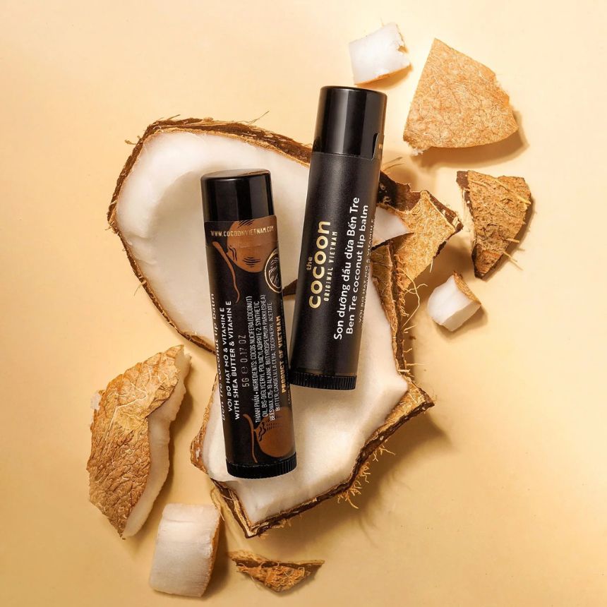 COCOON Ben Tre coconut lip balm 5g - Auryn Skin