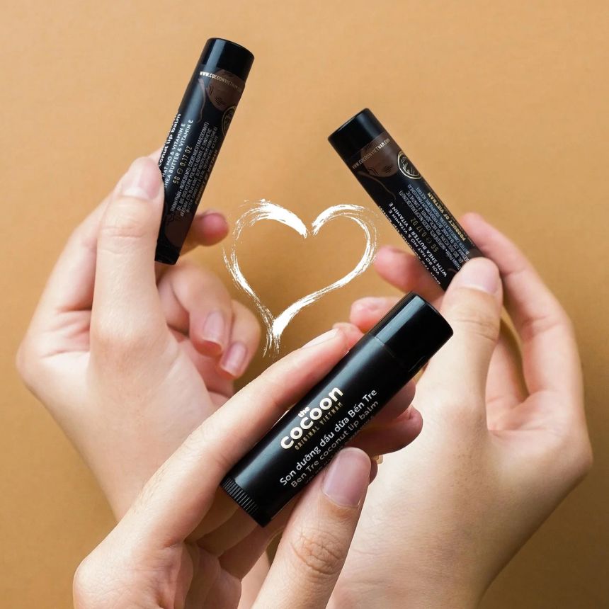 COCOON Ben Tre coconut lip balm 5g - Auryn Skin