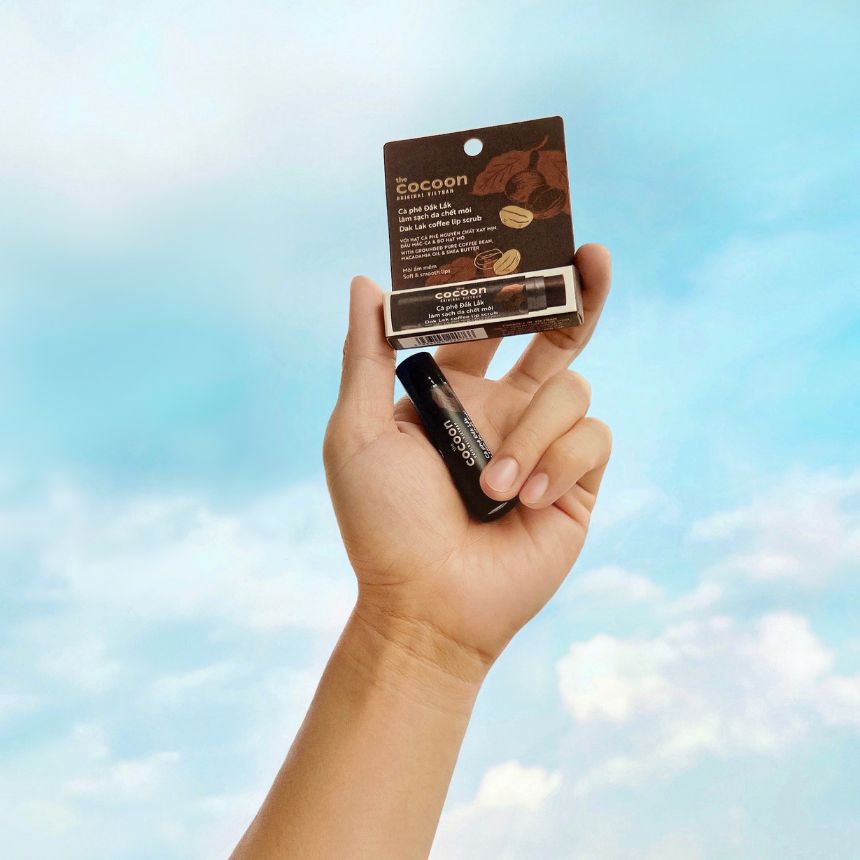 COCOON Dak Lak coffee lip scrub 5g - Auryn Skin