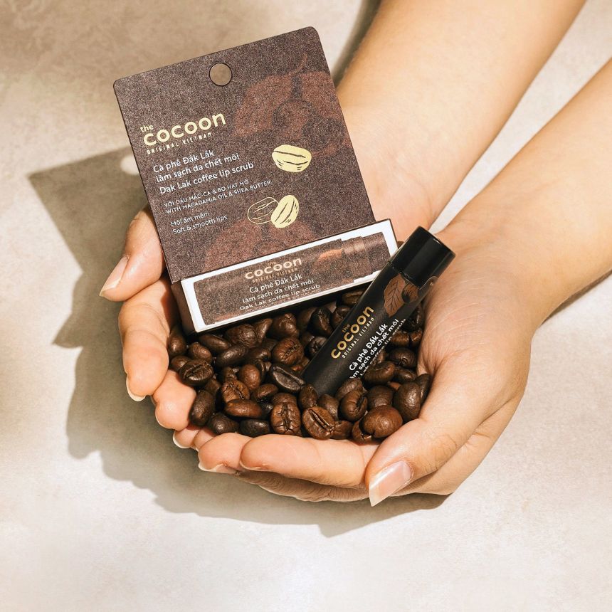 COCOON Dak Lak coffee lip scrub 5g - Auryn Skin