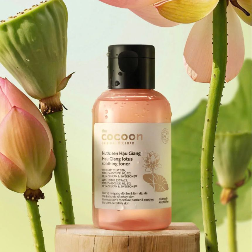 COCOON Hau Giang lotus soothing toner 140ml - Auryn Skin