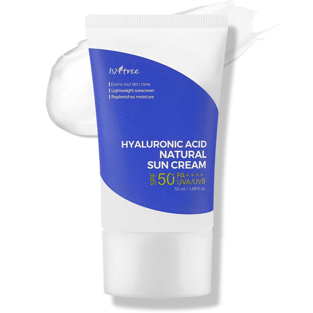 Isntree Hyaluronic Acid Natural Sun Cream - Auryn Skin - Italia