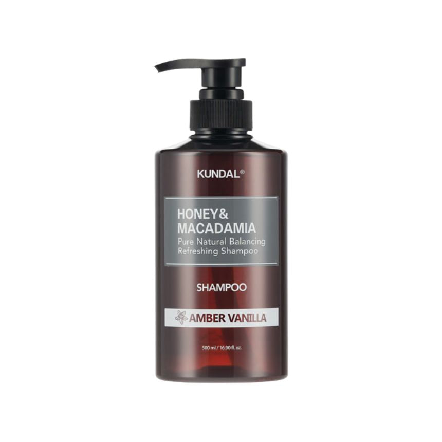 KUNDAL Honey &amp; Macadamia Nature Shampoo Amber Vanilla 500ml