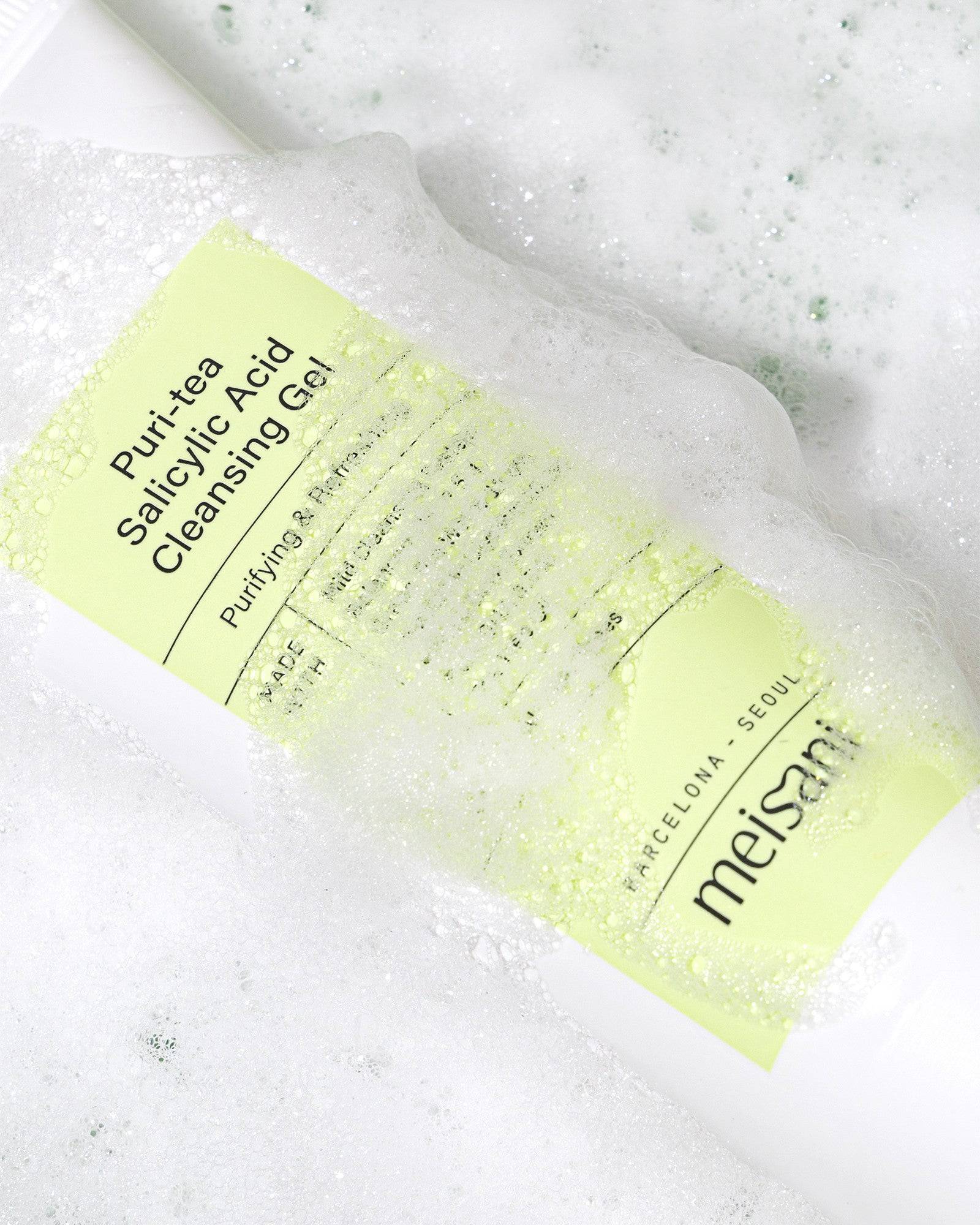 Meisani Puri-Tea Salicylic Acid Cleansing Gel - Auryn Skin - Italia