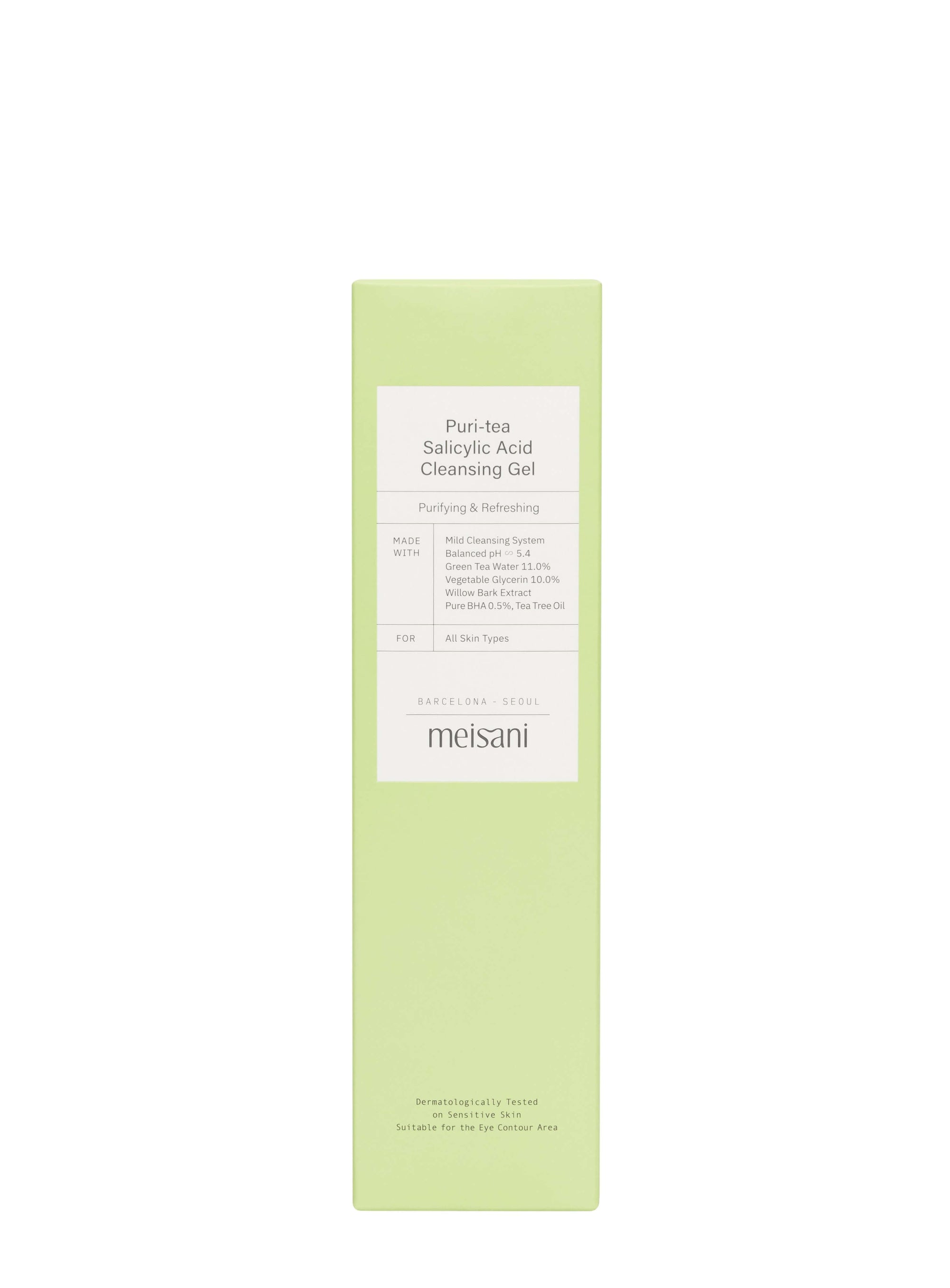 Meisani Puri-Tea Salicylic Acid Cleansing Gel - Auryn Skin - Italia