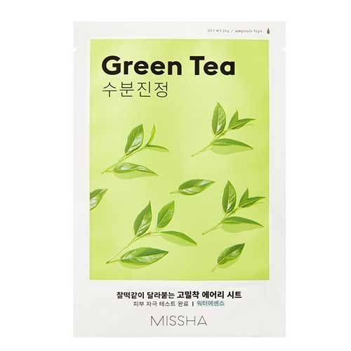 Missha - Airy Fit Sheet Mask (Green Tea) - Auryn Skin - Italia