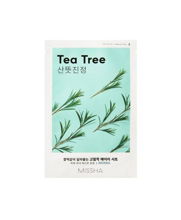 Missha - Airy Fit Sheet Mask (Tea Tree) - Auryn Skin - Italia