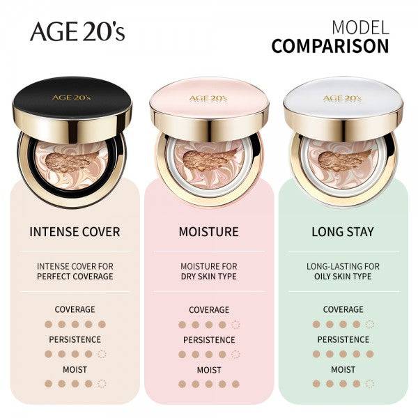 AGE20s Signature Essence Cover Pact Intense Cover + Refill - Auryn Skin - Italia