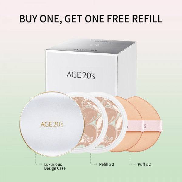 AGE20s Signature Essence Cover Pact Long stay + Refill 13 Ivory - Auryn Skin - Italia