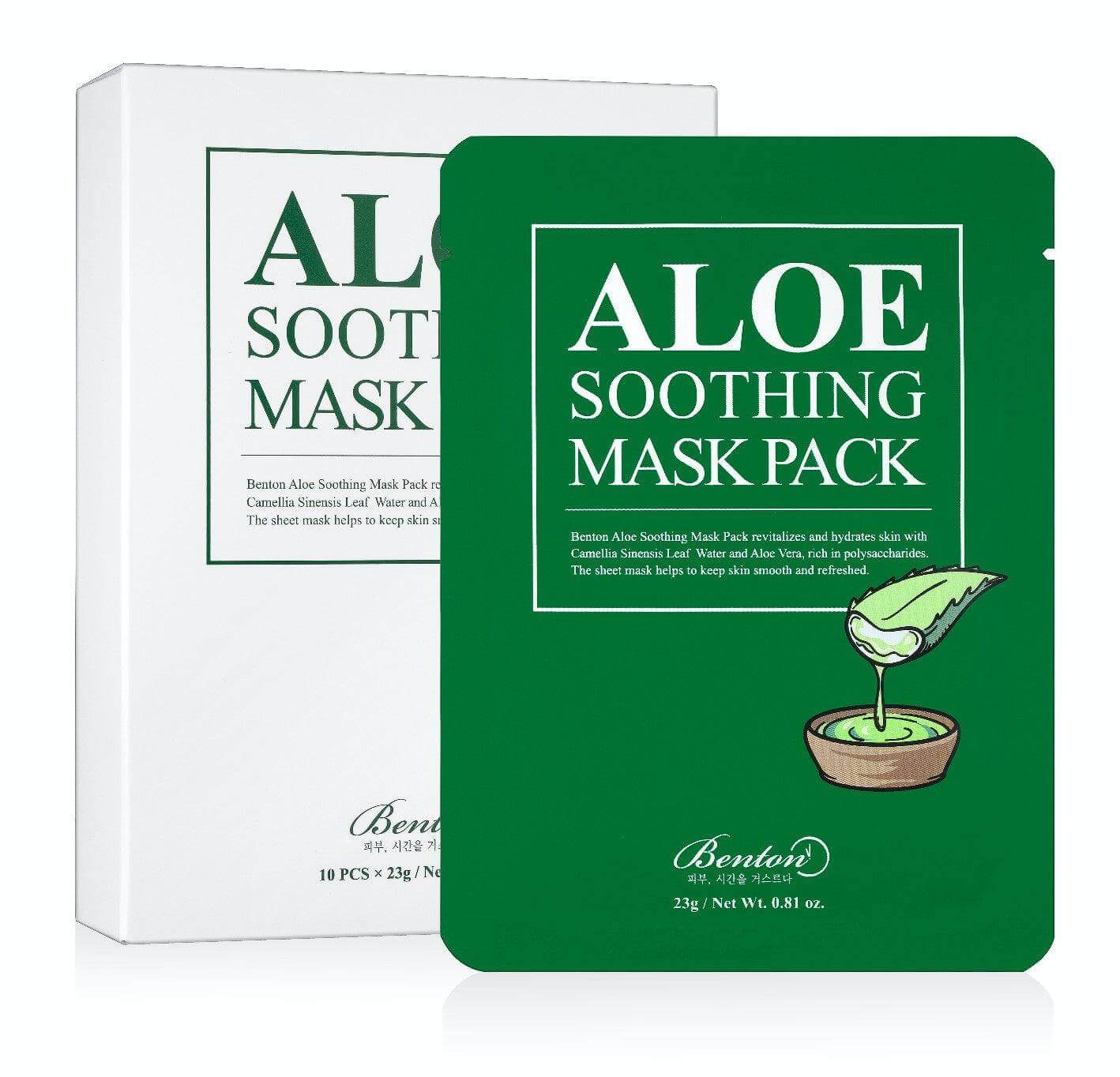 Benton Aloe Soothing Mask - Auryn Skin - Italia