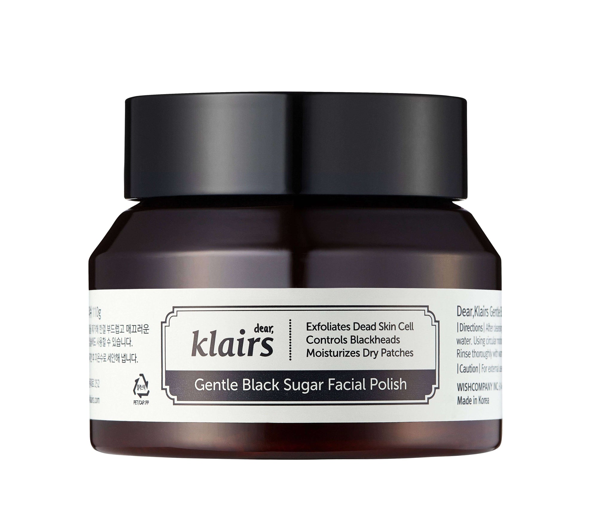 Klairs Gentle Black Sugar Facial Polish - Auryn Skin - Italia