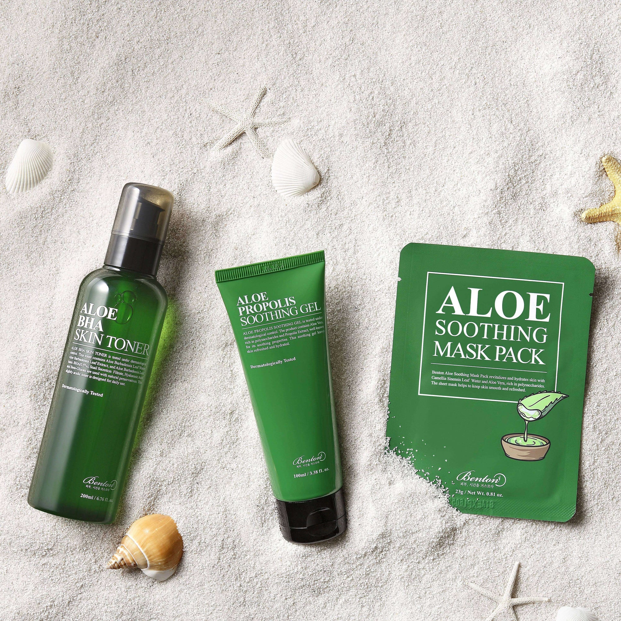 Benton Aloe Soothing Mask - Auryn Skin - Italia