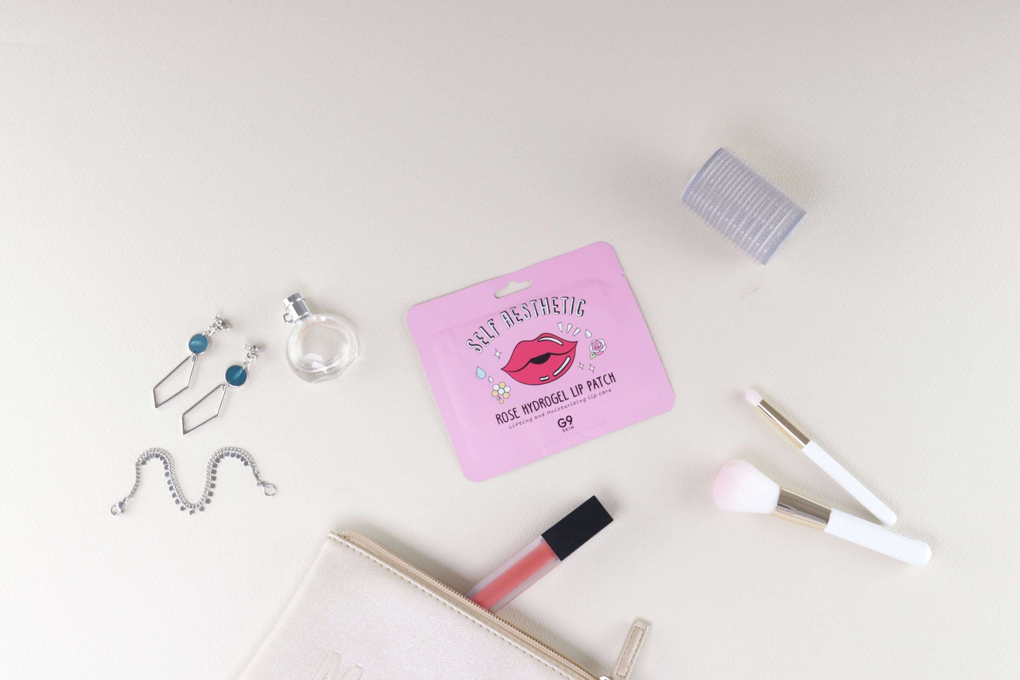 G9 Skin Self Aesthetic Rose Hydrogel Lip Patch - Auryn Skin - Italia
