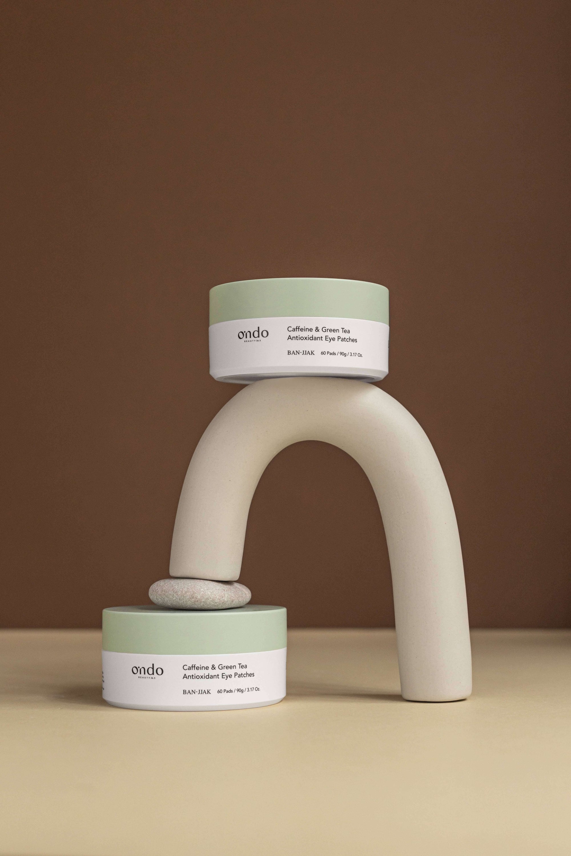Ondo Caffeine & Green Tea Antioxidant Eye Patches - Auryn Skin - Italia