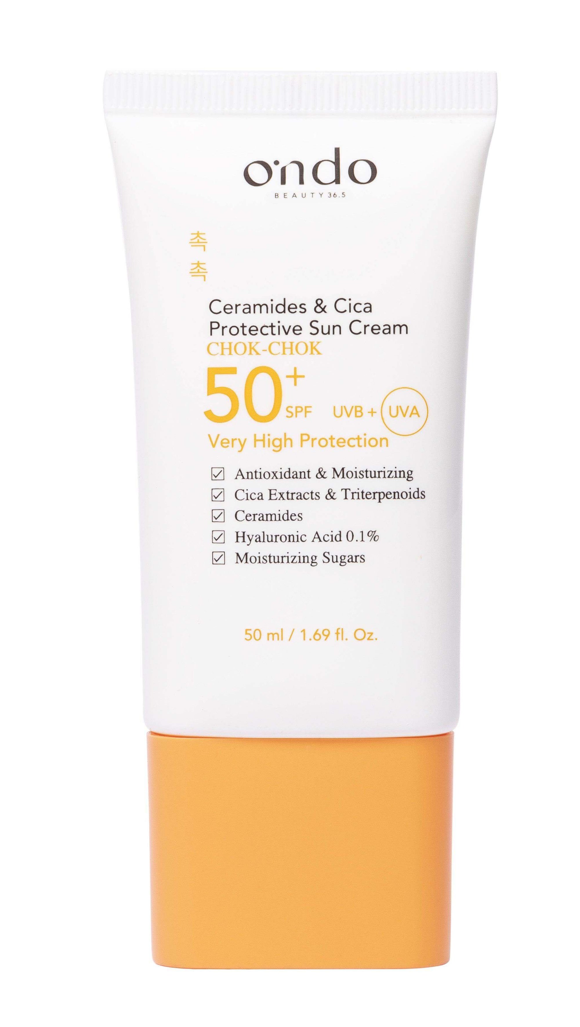Ondo Ceramides & Cica Protective Sun Cream - Auryn Skin - Italia