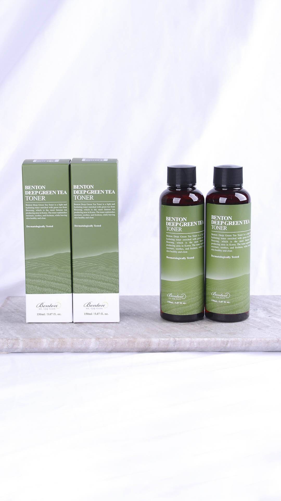 Benton Deep Green Tea Toner - Auryn Skin - Italia